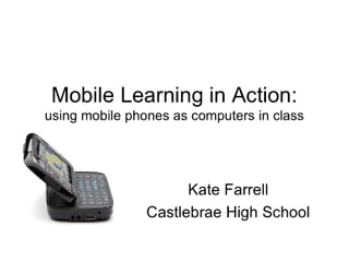Kate Farrell, Castlebrae Community High School