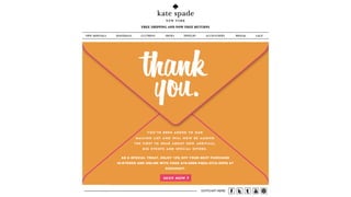 kate spade email promo code