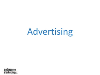 Advertising
 