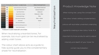 Hand Neutralisation Chart.pdf Blonde Theory in Hair colour and salon work | PDF