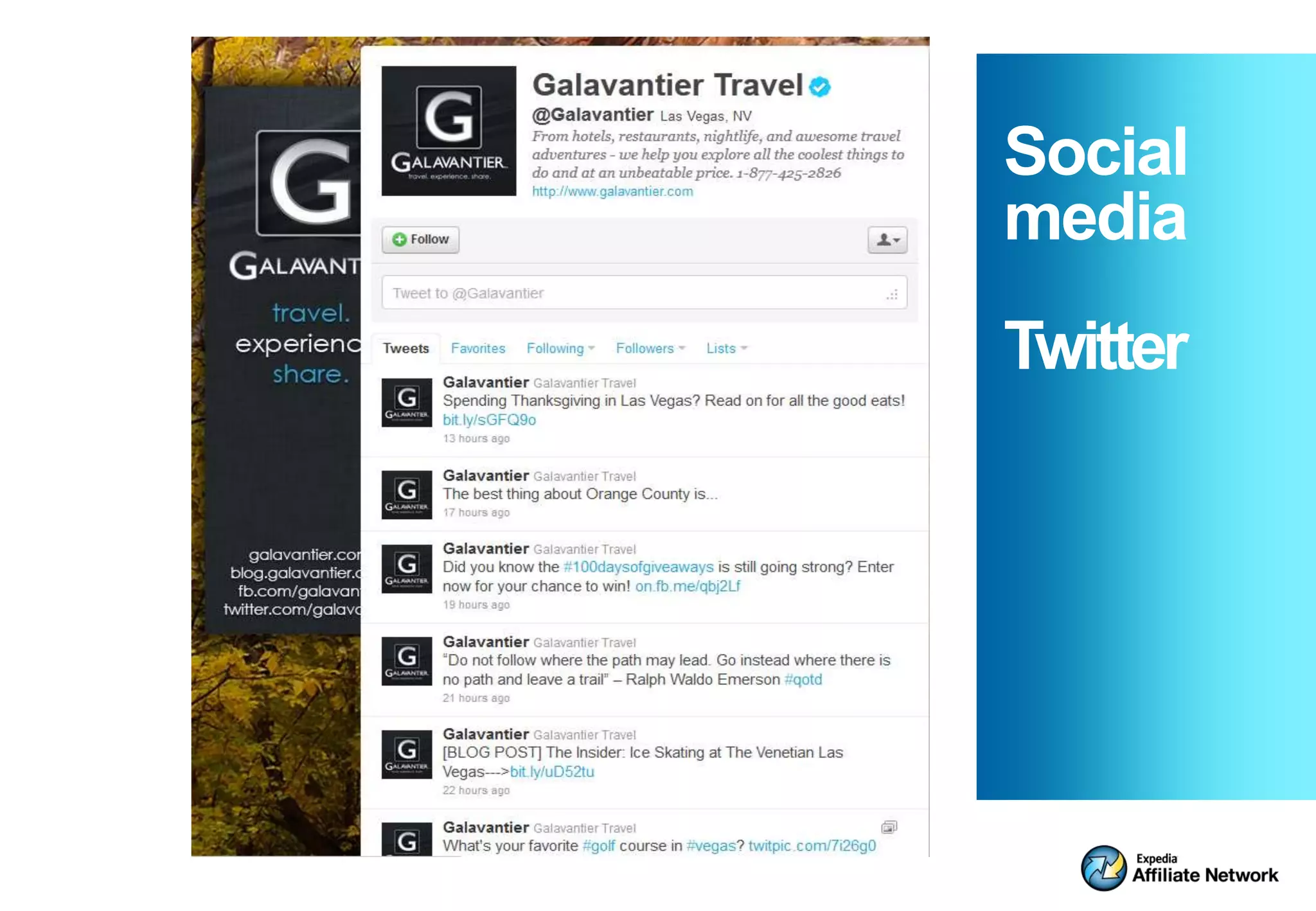 Social
media
Twitter
 