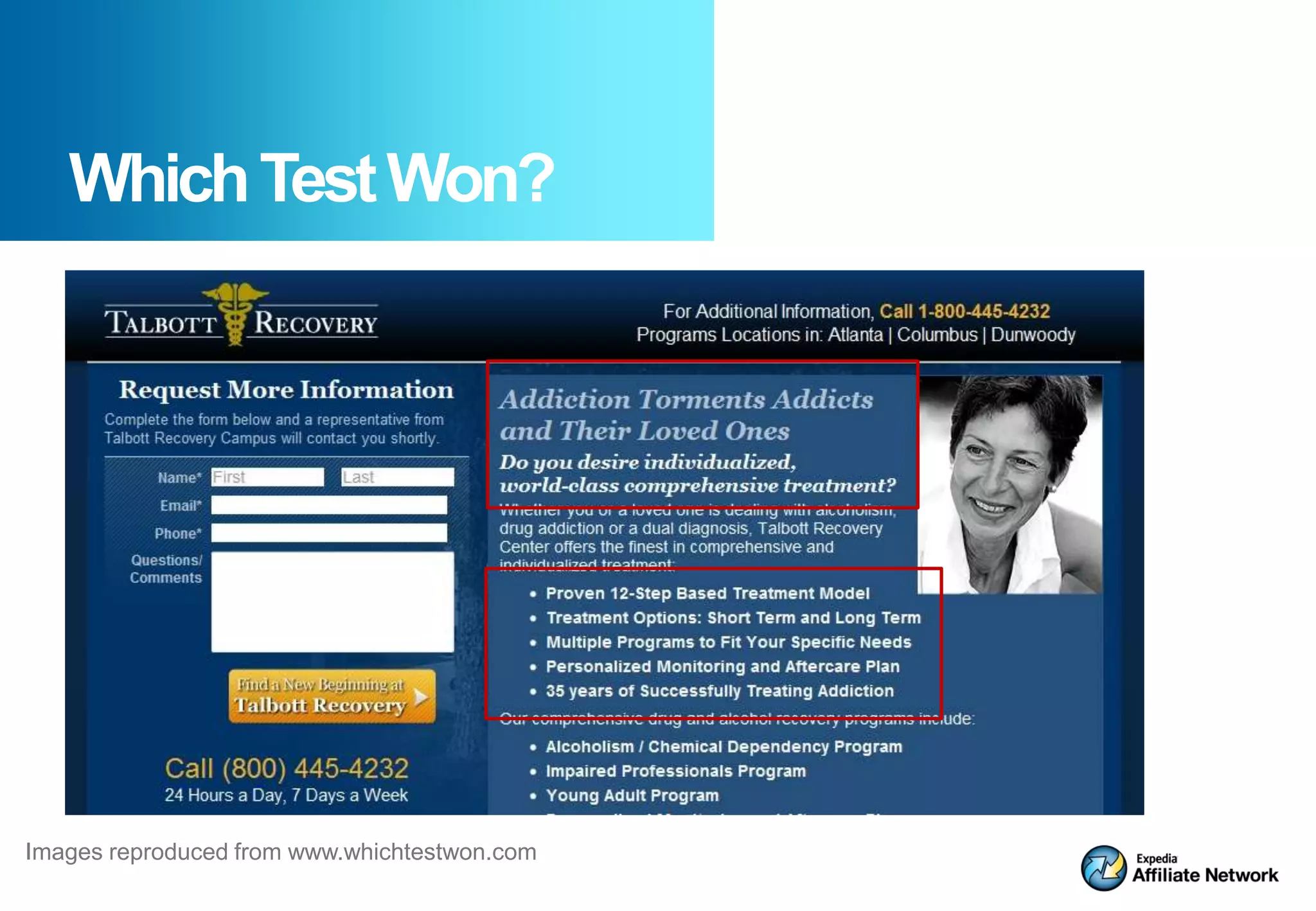 Which Test Won?




Images reproduced from www.whichtestwon.com
 