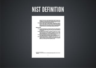 NIST DEFINITION
 
