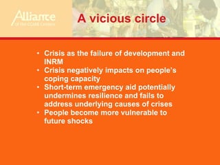 Who needs research on drivers of change? A ‘crisis’ perspective