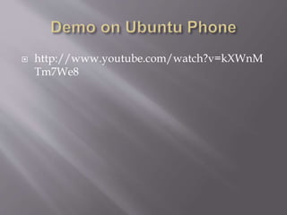  http://www.youtube.com/watch?v=kXWnM 
Tm7We8 
 