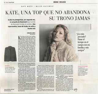 Kate Moss - La Nación