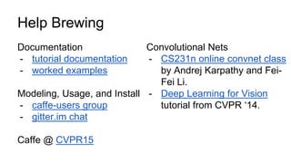 DIY Deep Learning with Caffe Workshop | PPTX