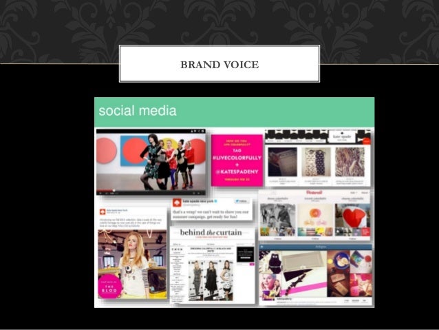 Kate Spade New York Social Media Marketing Nyu Class Final Project