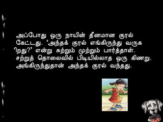 «ô§À¡Ð ´Õ ¿¡Â¢ý ¾£ÉÁ¡É ÌÃø 
§¸ð¼Ð. ‘«ó¾ì ÌÃø ±í¸¢ÕóÐ ÅÕ¸ 
¢ÈÐ?’ ±ýÚ ÍüÚõ ÓüÚõ À¡÷ò¾¡û. 
ºüÚò ¦¾¡¨ÄÅ¢ø À¢ÊÂ¢øÄ¡¾ ´Õ ¸¢½Ú. 
«í¸¢ÕóÐ¾¡ý «ó¾ì ÌÃø Åó¾Ð. 
 