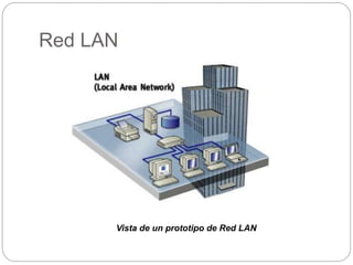 Red LAN 
Vista de un prototipo de Red LAN 
 