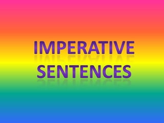 Imperative Sentences - kath3 amaya