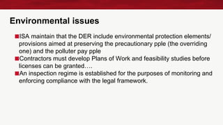 PROPOSED NEW MINING CODE FROM INTERNATIONAL SEABED AUTHORITY | PPT