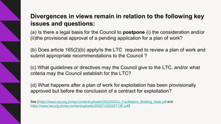 RECENT DEVELOPMENTS IN THE REGULATION OF DEEP SEABED MINING | PPT