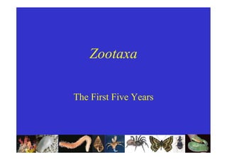Jeyaraney Kathirithamb - ZooTaxa - the first five years