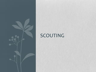 SCOUTING
 