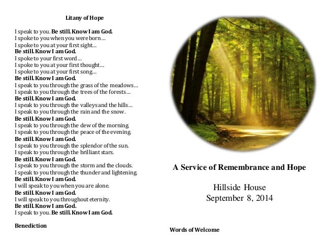 Interfaith Memorial Service