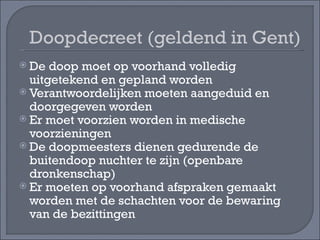Studentendoop | PPT