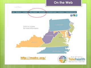 On the Web
http://matrc.org/
 