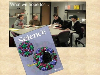 What we hope for … 