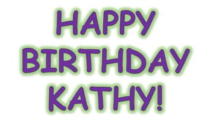 Kathy's 21st BIRTHDAY