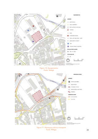 22
Figura 10. Equipamentos
Fonte: Webgis
Figura 11. Hierarquia viária e transporte
Fonte: Webgis
 
