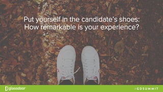 Culture isn’t
relegated to
your employee
experience.
CANDIDATE
EMPLOYEE
ALUMNI
CULTURE
 