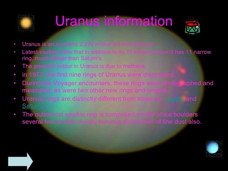 Facts About The Planet Uranus