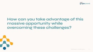 © 2023 Neo4j, Inc. All ri hts reserved. 6
How can you take advantage of this
massive opportunity while
overcoming these challenges?
 