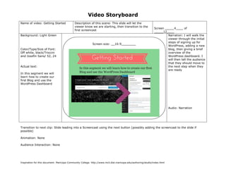 Katie's story board | PPT