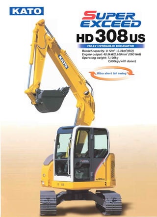 Kato excavators hd308 us