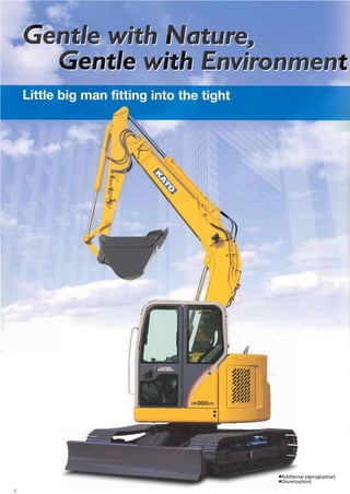 Kato excavators hd308 us