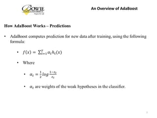 7
An Overview of AdaBoost
 