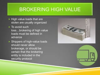 Truck Cargo Brokering | PPTX