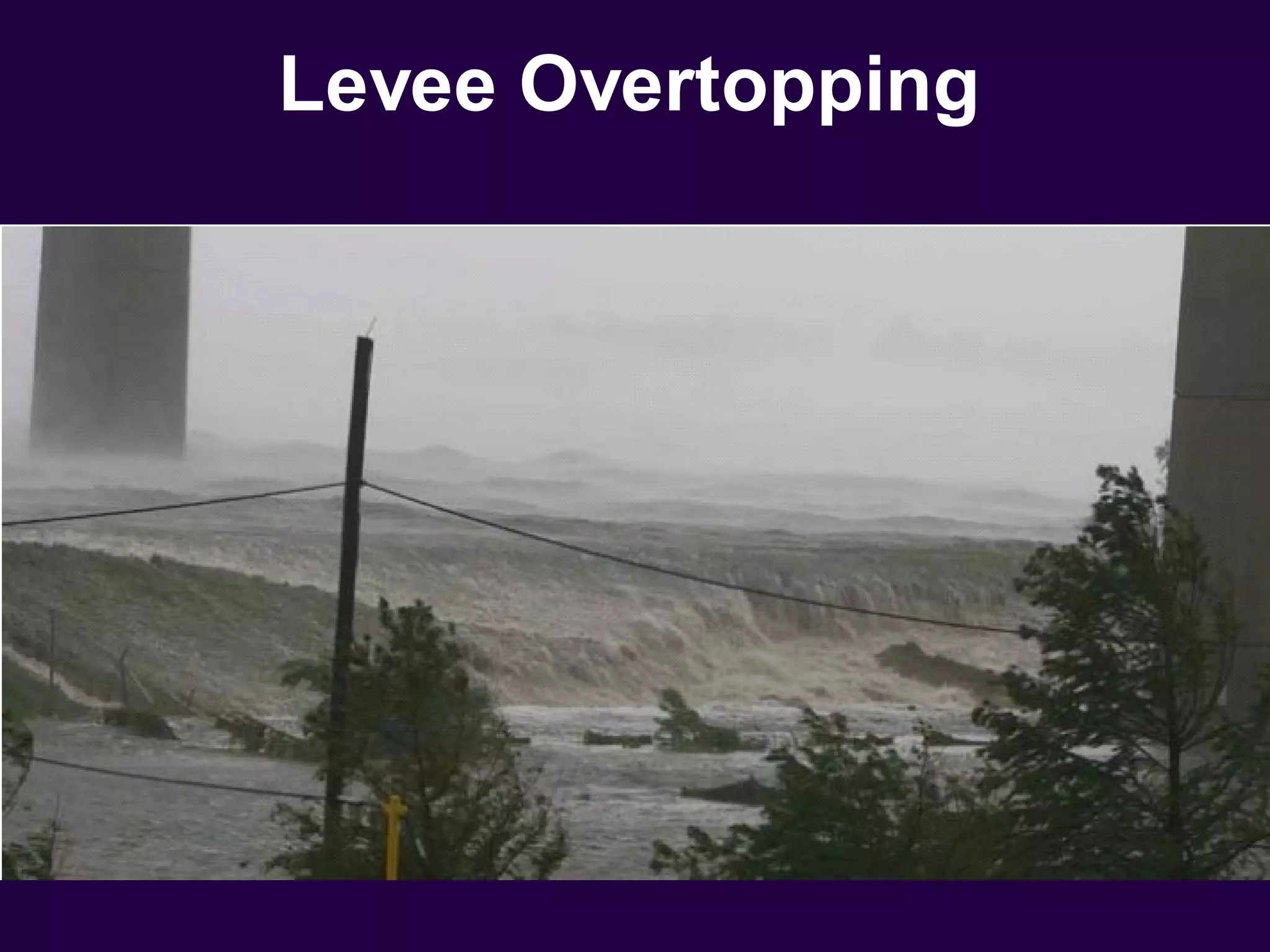 Levee Overtopping
 
