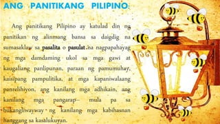 panitikang pilipino katutubong kasaysayan panitikan