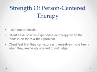 Person Centered Therapy Carl Rogers | PPTX