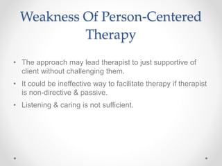 person centred therapy essay