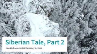 LKCE19 - Katya Terekhova - Siberian tale, part 2: how we implemented classes of services