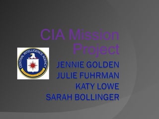 CIA Mission Project 