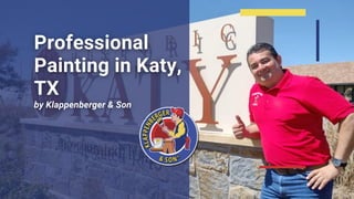 Professional Painting in Katy, TX