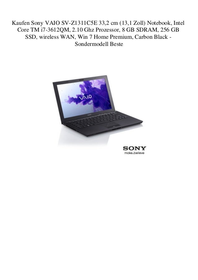 Kaufen Sony VAIO SV-Z1311C5E 33 2 cm (13 1 Zoll) Notebook ...