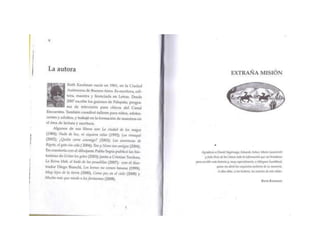 Kaufman extraña misión