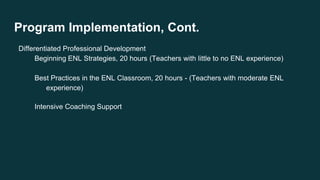 Enl Program Kaufman's presentation | PPTX