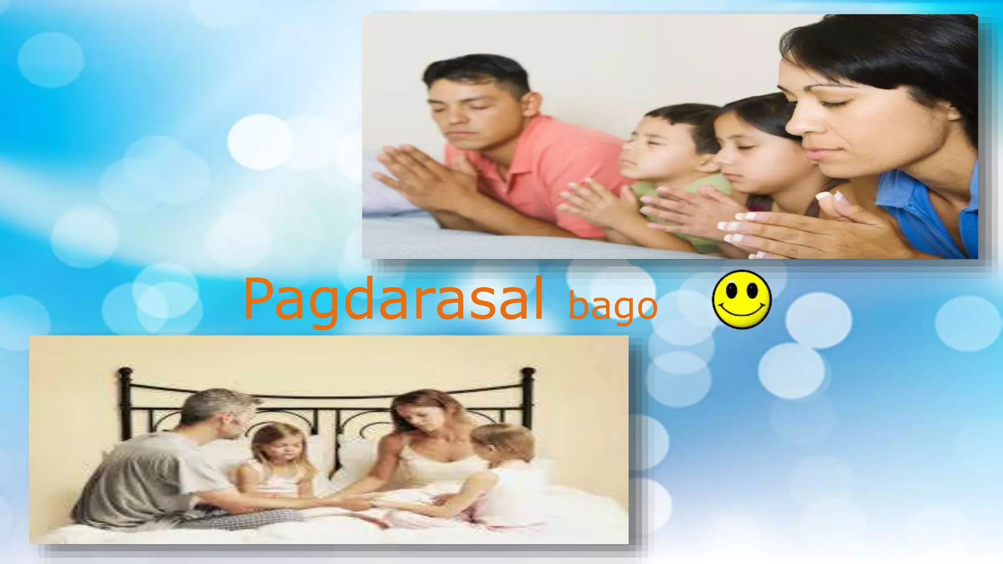 Pagdarasal bago
matulog