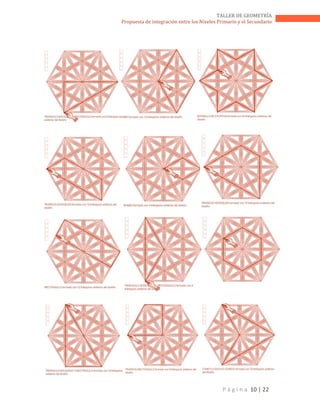 P á g i n a 10 | 22
TALLER DE GEOMETRÍA
Propuesta de integración entre los Niveles Primario y el Secundario
 