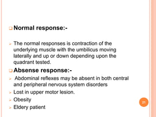 method of physical examination of central nervous system | PPTX