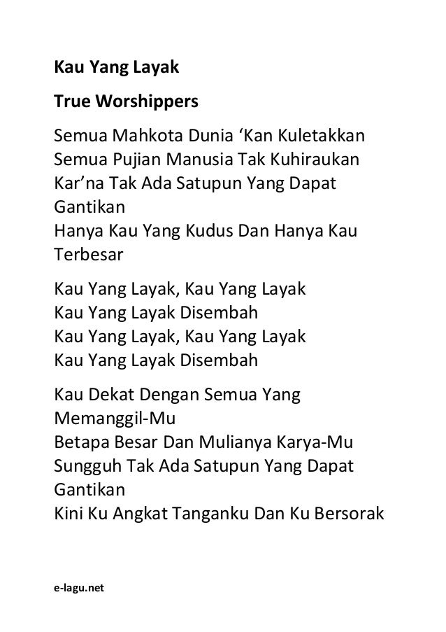 Kau Yang Layak Lirik - ALHAJIR