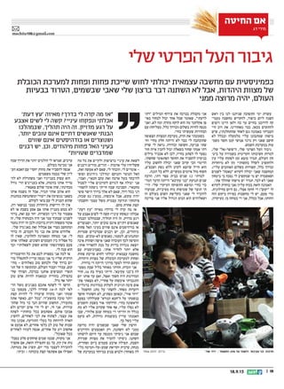 || 1818.9.13
‫שלי‬‫הפרטי‬‫העל‬‫גיבור‬
‫החיטה‬ ‫אם‬
‫דג‬ ‫מירי‬
machita106@gmail.com
‫הכובלת‬ ‫למערכת‬ ‫ופחות‬ ‫פחות‬ ‫שייכת‬ ‫לחוש‬ ‫יכולתי‬ ‫עצמאית‬ ‫מחשבה‬ ‫עם‬ ‫כפמיניסטית‬
‫בבעיות‬ ‫הטרוד‬ ,‫שבשמים‬ ‫שאבי‬ ‫שלי‬ ‫ברצון‬ ‫דבר‬ ‫השתנה‬ ‫לא‬ ‫אבל‬ ,‫היהדות‬ ‫מצוות‬ ‫של‬
‫ממני‬ ‫מרוצה‬ ‫יהיה‬ ,‫העולם‬
‫ראש‬ ‫בין‬ ‫לנו‬ ‫שניתנו‬ ‫התשובה‬ ‫ימי‬ ‫עשרת‬
‫מעמי‬ ‫מחשבה‬ ‫להקדיש‬ ,‫כיפור‬ ‫ליום‬ ‫השנה‬‫נ‬
‫רוצים‬ ‫היינו‬ ‫ולאן‬ ‫כה‬ ‫עד‬ ‫בחיים‬ ‫לדרכנו‬ ‫קה‬
‫חיי‬ ‫רוב‬ ‫את‬ .‫מאחורינו‬ ‫כבר‬ ,‫מכאן‬ ‫להתקדם‬
‫שיש‬ ,)‫שהתחלנתי‬ ‫לאחר‬ ‫(גם‬ ‫באמונה‬ ‫העברתי‬
‫לא‬ ‫ובכלל‬ ‫מלמעלה‬ ‫עליי‬ ‫שמתבונן‬ ‫מישהו‬
‫משמ‬ ‫וחסר‬ ‫קטן‬ ‫אנושי‬ ‫גרגר‬ ‫רק‬ ‫שאני‬ ‫חושב‬‫נ‬
.‫השמש‬ ‫במערכת‬ ‫עות‬
,‫שלי‬ ‫הסופר-אל‬ ,‫שלי‬ ‫הפרטי‬ ‫העל‬ ‫גיבור‬
‫ביט‬ ‫על‬ ‫בשמירה‬ ‫הקריטית‬ ‫חשיבותו‬ ‫למרות‬‫נ‬
‫עין‬ ‫עליי‬ ‫לפקוח‬ ‫זמן‬ ‫מוצא‬ ‫תמיד‬ ,‫העולם‬ ‫חון‬
‫מיוחדות‬ ‫לא‬ ‫(הן‬ ‫בקשותיי‬ ‫לשלל‬ ‫ולהקשיב‬
.)‫עליי‬ ‫האהובים‬ ‫בשלום‬ ‫קשורות‬ ,‫כלל‬ ‫ובדרך‬
‫לשמים‬ ‫טאטה‬ ‫לקרוא‬ ‫יכולה‬ ‫שאני‬ ‫המחשבה‬
‫ביטחון‬ ‫בי‬ ‫נסכה‬ ‫לי‬ ‫שמקשיב‬ ‫מי‬ ‫יש‬ ‫ושאשכרה‬
.‫אתי‬ ‫שהולך‬ ‫מישהו‬ ‫יש‬ ‫תמיד‬ .‫לבד‬ ‫לא‬ ‫שאני‬
‫לקרוא‬ ‫בוחרת‬ ‫(אני‬ ‫עליון‬ ‫בכוח‬ ‫הזאת‬ ‫האמונה‬
.‫כחילונית‬ ‫היום‬ ‫גם‬ ,‫אצלי‬ ‫חזקה‬ ‫די‬ )‫יקום‬ ‫לו‬
‫הזה‬ ‫ביקום‬ ‫כפירה‬ ‫מחשבות‬ ‫לי‬ ‫יש‬ ,‫פעם‬ ‫מדי‬
,‫כעיקרון‬ .‫בו‬ ‫בטוחה‬ ‫די‬ ‫אני‬ ,‫ככלל‬ ‫אבל‬ ,‫וזהותו‬
‫דתי‬ ‫המילים‬ ‫צירוף‬ ‫את‬ ‫בברכה‬ ‫מקבלת‬ ‫אני‬
‫באו‬ ‫לבחור‬ ‫יכול‬ ‫אחד‬ ‫שכל‬ ‫שאומר‬ ,‫לדעתי‬‫נ‬
‫ואני‬ ,‫לא‬ ‫ומה‬ ‫מהדת‬ ‫לוקח‬ ‫הוא‬ ‫מה‬ ‫אקלקטי‬ ‫פן‬
‫עם‬ )‫מצליחה‬ ,‫כלל‬ ‫(ובדרך‬ ‫בשלום‬ ‫לחיות‬ ‫מנסה‬
.‫בחיי‬ ‫שעשיתי‬ ‫הבחירות‬
‫הצפופה‬ ‫המצוות‬ ‫מערכת‬ ,‫הדת‬ ‫את‬ ‫כשעזבתי‬
‫וח‬ ‫מחיי‬ ‫חלק‬ ‫הייתה‬ ‫לא‬ ‫כבר‬ ‫לי‬ ‫שהוכתבה‬‫נ‬
‫שרק‬ ‫לי‬ ‫נראה‬ .‫ובודדה‬ ‫חשופה‬ ,‫פגיעה‬ ‫שתי‬
‫חור‬ ‫איזה‬ ‫להבין‬ ‫יכול‬ ‫בשאלה‬ ‫שחזר‬ ‫אמתי‬ ‫דתי‬
‫מילים‬ ‫אכביר‬ ‫לא‬ ‫לכן‬ ,‫בחייו‬ ‫לפתע‬ ‫לו‬ ‫נפער‬
.‫שחשתי‬ ‫הפתאומי‬ ‫החוסר‬ ‫את‬ ‫להסביר‬ ‫בניסיון‬
‫עליו‬ ‫לחשוב‬ ‫יכולה‬ ‫שאני‬ ‫קרוב‬ ‫הכי‬ ‫הדימוי‬
,‫ושכפצ‬ ‫נשק‬ ‫ללא‬ ‫לקרב‬ ‫שיוצא‬ ‫חייל‬ ‫הוא‬
.‫הגנה‬ ‫כל‬ ‫ללא‬ ,‫ממשיים‬ ‫איומים‬ ‫מול‬ ‫חשוף‬
‫הרבה‬ ,‫דתי‬ ‫ספר‬ ‫בבית‬ ‫שנים‬ 12 ‫למדתי‬
‫המר‬ ‫הדבר‬ ‫הייתה‬ ‫עקיבא‬ ‫בני‬ ‫תנועת‬ ‫שנים‬‫נ‬
‫היי‬ .‫שלי‬ ‫העיקרי‬ ‫התשוקה‬ ‫ומושא‬ ‫בחיי‬ ‫כזי‬‫נ‬
‫שנועדו‬ ,‫מסיביות‬ ‫מוח‬ ‫שטיפות‬ ‫של‬ ‫תוצר‬ ‫תי‬
‫זה‬ ‫בעולם‬ ‫השום‬ ‫כקליפת‬ ‫שאני‬ ‫לי‬ ‫להזכיר‬
‫צריכה‬ ‫אני‬ ‫אליו‬ ‫הגדול‬ ‫הבוס‬ ‫הוא‬ ‫ושאלוהים‬
‫מה‬ ‫כל‬ ‫את‬ ‫ולקיים‬ ‫ברציפות‬ ‫עיניי‬ ‫את‬ ‫לשאת‬
‫ורבנים‬ ‫מורים‬ ,‫הורים‬ - ‫אדמות‬ ‫עלי‬ ‫ששליחיו‬
,‫זאת‬ ‫אעשה‬ ‫לא‬ ‫שאם‬ ,‫לי‬ ‫הובהר‬ .‫לי‬ ‫אומרים‬ -
‫וסופי‬ ‫גיהינום‬ ‫ינחילני‬ ‫והנוקם‬ ‫הנוטר‬ ‫האל‬
,‫ואבוי‬ ,‫חטאיי‬ ‫עקב‬ ‫זאת‬ ‫אדמה‬ ‫מעל‬ ‫להיכחד‬
‫לסבול‬ ‫אליי‬ ‫לקרובים‬ ‫לגרום‬ ‫אף‬ ‫יכולה‬ ‫אני‬
‫להפחי‬ ‫ניסתה‬ ‫חייתי‬ ‫שבה‬ ‫הסביבה‬ .‫מחטאיי‬‫נ‬
‫סופי‬ ‫הישר‬ ‫בדרך‬ ‫אלך‬ ‫לא‬ ‫שאם‬ ,‫דרך‬ ‫בכל‬ ‫דני‬
,‫שכזה‬ ‫נס‬ ‫במעין‬ ,‫איכשהו‬ ‫אבל‬ ,‫עקום‬ ‫יהיה‬
‫וחשבתי‬ ‫עצמי‬ ‫משל‬ ‫עצמית‬ ‫תודעה‬ ‫פיתחתי‬
.‫מהם‬ ‫אחרת‬ ‫קצת‬
‫דעת‬ ‫עץ‬ ‫מאיזה‬ ?‫בדרך‬ ‫לי‬ ‫קרה‬ ‫מה‬ ‫אז‬
‫על‬ ‫אצבע‬ ‫לשים‬ ‫לי‬ ‫קשה‬ ?‫עיניי‬ ‫ונפקחו‬ ‫אכלתי‬
‫הבנתי‬ ‫שבמהלכו‬ ,‫תהליך‬ ‫היה‬ ‫זה‬ .‫מדויק‬ ‫רגע‬
‫ושנוצרים‬ ,‫יותר‬ ‫טובים‬ ‫אינם‬ ‫דתיים‬ ‫שאנשים‬
‫פחות‬ ‫האל‬ ‫בעיני‬ ‫שווים‬ ‫אינם‬ ‫בודהיסטים‬ ‫או‬
‫שטויות‬ ‫שמדברים‬ ‫רבנים‬ ‫יש‬ ,‫וכן‬ ,‫מיהודים‬
‫בטח‬ .‫לא-טובים‬ ‫כאנשים‬ ,‫לטעמי‬ ,‫ומתנהגים‬
‫אינה‬ ‫ושהדת‬ ‫אישה‬ ‫שאני‬ ‫העובדה‬ ‫לכך‬ ‫הוסיפה‬
,‫אותי‬ ‫להאדיר‬ ‫מנת‬ ‫על‬ ‫בדיוק‬ ‫מגדרה‬ ‫יוצאת‬
‫עם‬ ‫כפמיניסטית‬ .‫אותי‬ ‫להדיר‬ ‫יותר‬ ‫אלא‬
‫פחות‬ ‫שייכת‬ ‫לחוש‬ ‫יכולתי‬ ‫עצמאית‬ ‫מחשבה‬
,‫היהדות‬ ‫מצוות‬ ‫של‬ ‫הכובלת‬ ‫למערכת‬ ‫ופחות‬
.‫ברורה‬ ‫די‬ ‫הייתה‬ ‫מרדני‬ ‫לצעד‬ ‫הדרך‬ ‫ומשם‬
‫מפעו‬ ‫שבת‬ ‫בליל‬ ‫מאוחר‬ ‫חזרתי‬ .‫זוכרת‬ ‫אני‬‫נ‬
‫חדר‬ ,16 ‫בת‬ ‫בערך‬ ‫הייתי‬ .‫עקיבא‬ ‫בבני‬ ‫לה‬
‫יום‬ ‫אותו‬ ‫עד‬ ‫ואם‬ ,‫ואפל‬ ‫חשוך‬ ‫היה‬ ‫המדרגות‬
‫פת‬ ‫מצאתי‬ ‫לא‬ ,‫פחדיי‬ ‫על‬ ‫איכשהו‬ ‫התגברתי‬‫נ‬
‫ברגליים‬ ‫במדרגות‬ ‫לעלות‬ ‫הגיונית‬ ‫סיבה‬ ‫אום‬
- ‫החשמל‬ ‫מתג‬ ‫על‬ ‫לחצתי‬ .‫מפחד‬ ‫רועדות‬
‫חושך‬ ‫השתרר‬ ‫לא‬ ,‫מפתיע‬ ‫ובאופן‬ ,‫אור‬ ‫ויהי‬
‫בפעם‬ ‫שעוללתי‬ ‫הנורא‬ ‫החטא‬ ‫על‬ ‫בנשמתי‬
‫והשמים‬ ‫בשבת‬ ‫אור‬ ‫הדלקתי‬ .‫בחיי‬ ‫הראשונה‬
‫מת‬ ‫לא‬ ‫אליי‬ ‫שקרוב‬ ‫אחד‬ ‫אף‬ ,‫עליי‬ ‫נפלו‬ ‫לא‬
‫שבו‬ ,‫אלוהיי‬ ‫שגם‬ ‫בטוחה‬ ‫די‬ ‫והייתי‬ ‫זה‬ ‫בגלל‬
‫כועס‬ ‫לא‬ ,‫גדולות‬ ‫בעוצמות‬ ‫עדיין‬ ‫האמנתי‬
.‫כך‬ ‫בשל‬ ‫עליי‬
‫מרוצה‬ ‫יהיה‬ ‫שבשמים‬ ‫שאבי‬ ‫שלי‬ ‫הרצון‬
‫והדרכים‬ ‫האמצעים‬ ‫רק‬ ,‫השתנה‬ ‫לא‬ ‫ממני‬
‫לרצותו‬ )‫היום‬ ‫עד‬ ‫(ומנסה‬ ‫ניסיתי‬ ‫אני‬ ‫שבהם‬
‫שמירת‬ ‫מצוות‬ ‫את‬ ‫להמיר‬ ‫ניסיתי‬ .‫השתנו‬
,‫(שחרית‬ ‫ביום‬ ‫פעמים‬ ‫ארבע‬ ‫תפילה‬ ,‫השבת‬
‫בלי‬ ‫שמע-על-המיטה‬ ‫וקריאת‬ ‫ערבית‬ ,‫מנחה‬‫נ‬
‫של‬ ‫במערכת‬ ‫במיוחד‬ ‫צנוע‬ ‫ולבוש‬ )‫מאוחר‬ ‫לה‬
‫שבה‬ ‫הדרך‬ ‫את‬ ‫יותר‬ ‫הולמים‬ ‫לי‬ ‫שנראו‬ ,‫ערכים‬
.‫בעולם‬ ‫מביטה‬ ‫אני‬
‫הע‬ ‫האבא‬ ‫עם‬ ‫יחסיי‬ ‫מהות‬ ‫את‬ ‫להסביר‬ ‫אנסה‬‫נ‬
:‫משפטים‬ ‫בכמה‬ ‫שלי‬ ‫ליון‬
‫לה‬ ‫לא‬ ‫משתדלת‬ ‫ואני‬ ‫בענייניו‬ ‫עסוק‬ ‫הוא‬‫נ‬
‫גורל‬ ‫הרי‬ ‫בעניינים‬ ‫אלא‬ ,‫בזוטות‬ ‫אותו‬ ‫טריד‬
.‫צאצאיי‬ ‫שלום‬ ‫אומר‬ ‫שזה‬ ,‫מבחינתי‬
‫אותו‬ ‫משמח‬ ‫זה‬ ‫אבל‬ ,‫תמיד‬ ‫אותי‬ ‫אוהב‬ ‫הוא‬
‫במתנות‬ ‫ומשתמשת‬ ‫ייעודי‬ ‫את‬ ‫מגשימה‬ ‫כשאני‬
.‫לעולם‬ ‫בואי‬ ‫עם‬ ‫לי‬ ‫העניק‬ ‫שהוא‬
.‫דת‬ ‫בנושאי‬ ‫ממני‬ ‫מיוחדות‬ ‫דרישות‬ ‫לו‬ ‫אין‬
‫לא‬ ‫או‬ ‫בשבת‬ ‫אסע‬ ‫אם‬ ‫אותו‬ ‫מעניין‬ ‫ממש‬ ‫לא‬
‫ברור‬ ,‫זאת‬ ‫עם‬ ‫יחד‬ .‫הכשרות‬ ‫דיני‬ ‫על‬ ‫אשמור‬
‫זה‬ ,‫שלי‬ ‫(ובמקרה‬ ‫חיה‬ ‫אני‬ ‫עמי‬ ‫שבתוך‬ ‫לשנינו‬
‫נחמד‬ ‫יהיה‬ ‫זה‬ ‫ולכן‬ )‫ברובה‬ ‫דתית‬ ‫משפחה‬ ‫אומר‬
.‫שלי‬ ‫באג'נדה‬ ‫זאת‬ ‫אכלול‬ ‫אם‬ ‫מצדי‬ ‫ומתחשב‬
‫ברור‬ ‫זה‬ ,‫העמים‬ ‫כל‬ ‫בני‬ ‫את‬ ‫אוהב‬ ‫אלוהים‬
‫לו‬ ‫שאין‬ ,‫לחלוטין‬ ‫ומאמינה‬ ‫בטוחה‬ ‫אני‬ .‫לי‬
‫אותו‬ ‫שאלתי‬ .‫השונים‬ ‫העממים‬ ‫בין‬ ‫אפליה‬ ‫כל‬
‫וכך‬ ‫לשאלותיי‬ ‫קשוב‬ ‫שהוא‬ ‫כשהרגשתי‬ ‫פעם‬
.‫לי‬ ‫ענה‬ ‫הוא‬
‫ההיסטוריה‬ ‫כל‬ ‫את‬ ‫לכם‬ ‫מספרת‬ ‫אני‬ ‫למה‬ ‫אז‬
‫מדי‬ ‫להתפלל‬ ‫עדיין‬ ‫מנסה‬ ‫אני‬ ‫כי‬ ?‫שלי‬ ‫הדתית‬
‫מהי‬ - ‫מאלוהים‬ ‫טוב‬ ‫ולבקש‬ ‫שלי‬ ‫בדרך‬ ‫יום‬‫נ‬
‫חגי‬ ‫של‬ ‫זו‬ ‫ובתקופה‬ ,‫העולם‬ ‫ועבור‬ ‫עבורי‬ ,‫קום‬
‫שלי‬ ‫הצורך‬ ,‫בברכה‬ ‫אותנו‬ ‫המציפים‬ ‫תשרי‬
‫טוב‬ ‫אדם‬ ‫להיות‬ ‫ובמאמץ‬ ‫בהודיה‬ ,‫בתפילה‬
.‫גדל‬ ‫אף‬ ‫יותר‬
‫הד‬ ‫משל‬ ‫בפנינים‬ ‫אתכם‬ ‫לשתף‬ ‫לי‬ ‫הרשו‬‫נ‬
‫ב�נ‬ ‫פעפעו‬ ,‫ללבי‬ ‫שחדרו‬ 14 ‫-ה‬ ‫למה‬ ‫לאי‬-
‫קצת‬ ‫להיות‬ ‫לי‬ ‫שיעזרו‬ ‫מקווה‬ ‫ואני‬ ‫שמתי‬
‫אתה‬ ‫כאשר‬ ,‫יום‬ ‫בכל‬ :‫בתשעד‬ ‫טובה‬ ‫יותר‬
‫שהת‬ ‫מזל‬ ‫בר‬ ‫הנך‬ ‫שהיום‬ ‫תחשוב‬ ,‫מתעורר‬‫נ‬
‫ולא‬ ‫יקרים‬ ‫אדם‬ ‫חיי‬ ‫לי‬ ‫יש‬ ,‫חי‬ ‫אני‬ .‫עוררת‬
‫לפתח‬ ‫כוחותיי‬ ‫בכל‬ ‫אשתמש‬ .‫אותם‬ ‫אבזבז‬
‫להשיג‬ ,‫לאחרים‬ ‫לבי‬ ‫את‬ ‫לפתוח‬ ,‫עצמי‬ ‫את‬
‫מח‬ ‫אכונן‬ .‫התודעה‬ ‫בעלי‬ ‫כל‬ ‫לרווחת‬ ‫הארה‬‫נ‬
‫או‬ ‫אכעס‬ ‫לא‬ ,‫אחרים‬ ‫כלפי‬ ‫לב‬ ‫טוב‬ ‫של‬ ‫שבות‬
‫לאחרים‬ ‫לעזור‬ ‫אנסה‬ ,‫אחרים‬ ‫על‬ ‫רע‬ ‫אחשוב‬
.‫שאוכל‬ ‫ככל‬
‫בסבל‬ ‫סלע‬ ‫שוחקים‬ ‫שמים‬ ‫שכמו‬ ,‫מקווה‬ ‫אני‬‫נ‬
‫אקפיד‬ ‫אם‬ ,‫הזאת‬ ‫התפילה‬ ‫גם‬ ‫כך‬ ,‫קץ‬ ‫אין‬ ‫נות‬
.‫מטרתה‬ ‫את‬ ‫תשיג‬ ,‫יום‬ ‫מדי‬ ‫לעצמי‬ ‫להזכירה‬
.‫זכיתי‬ - ‫בזכותה‬ ‫קצת‬ ‫אשתפר‬ ‫אם‬ ‫ואפילו‬ ‫שאול‬ ‫יהונתן‬ :‫צילום‬ ‫אור‬ ‫ויהי‬ - ‫החשמל‬ ‫מתג‬ ‫על‬ ‫לחצתי‬ .‫עקיבא‬ ‫בני‬ ‫חניכות‬
'‫דעת‬ ‫'עץ‬ ‫מאיזה‬ ?‫בדרך‬ ‫לי‬ ‫קרה‬ ‫מה‬ ‫אז‬
‫אצבע‬ ‫לשים‬ ‫לי‬ ‫קשה‬ ?‫עיניי‬ ‫ונפקחו‬ ‫אכלתי‬
‫שבמהלכו‬ ,‫תהליך‬ ‫היה‬ ‫זה‬ .‫מדויק‬ ‫רגע‬ ‫על‬
,‫יותר‬ ‫טובים‬ ‫אינם‬ ‫דתיים‬ ‫שאנשים‬ ‫הבנתי‬
‫שווים‬ ‫אינם‬ ‫בודהיסטים‬ ‫או‬ ‫ושנוצרים‬
‫רבנים‬ ‫יש‬ ,‫וכן‬ ,‫מיהודים‬ ‫פחות‬ ‫האל‬ ‫בעיני‬
‫שטויות‬ ‫שמדברים‬
 