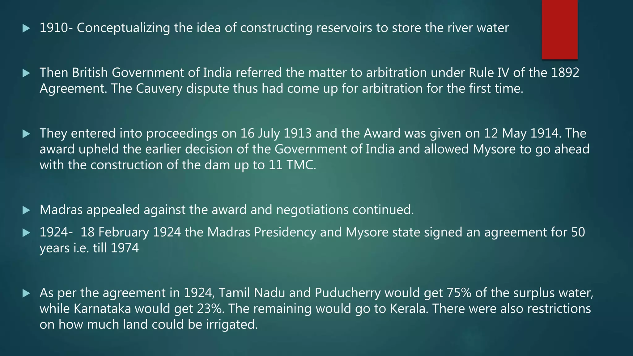 Cauvery water dispute | PPTX
