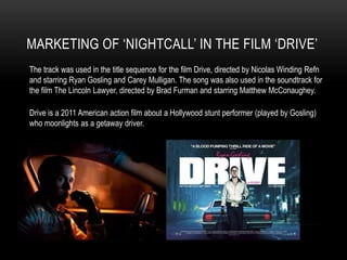 Kavinsky - nightcall Lyrics soundtrack movie DRIVE
